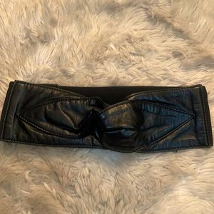 Leather belt